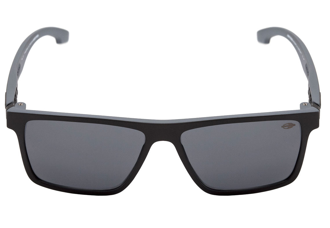 Óculos de Sol Mormaii Banks Preto e Cinza Fosco / Cinza Unico - Lente 5,4 cm