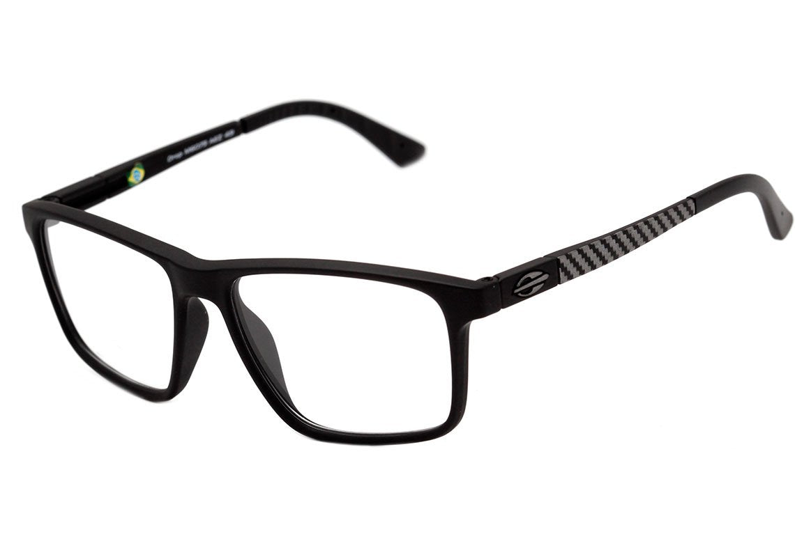 Óculos de Grau Mormaii Drop NXT Infantil Preto e Cinza Fosco - Lente 4,9 cm