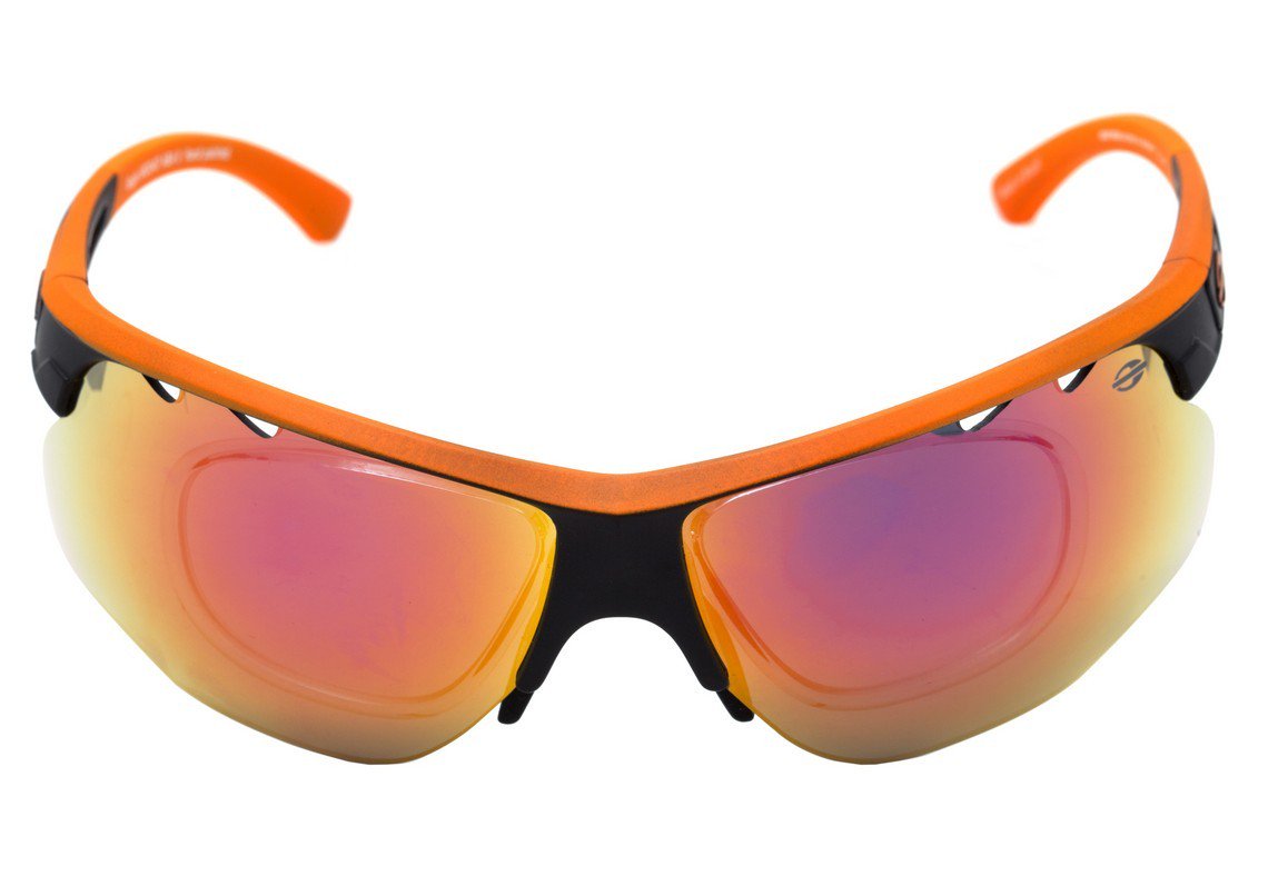 Óculos de Sol Mormaii Eagle Clip-On Mormaii Eagle Clip-On Preto E Laranja Fosco/ Vermelho Espelhado