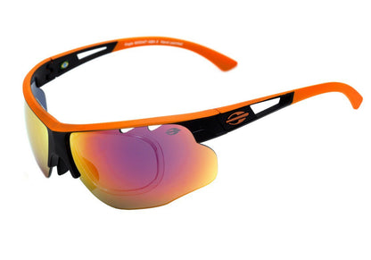 Óculos de Sol Mormaii Eagle Clip-On Mormaii Eagle Clip-On Preto E Laranja Fosco/ Vermelho Espelhado