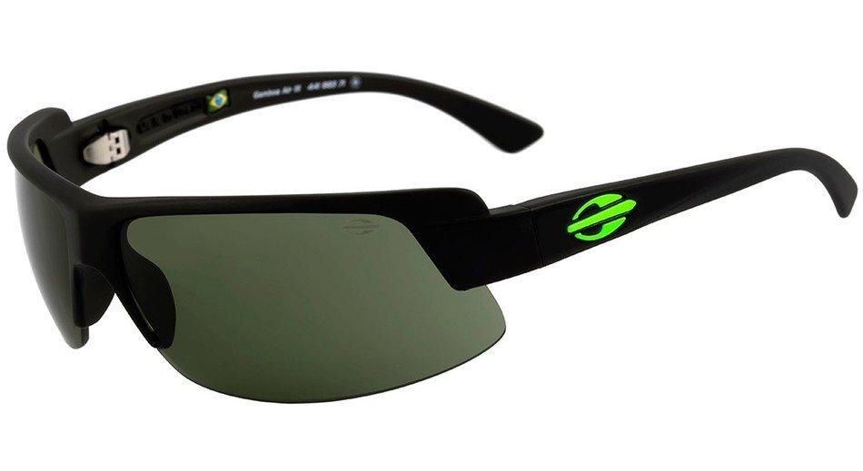 Óculos de Sol Mormaii Gamboa Air III Preto Fosco E Brilho/ Verde G15