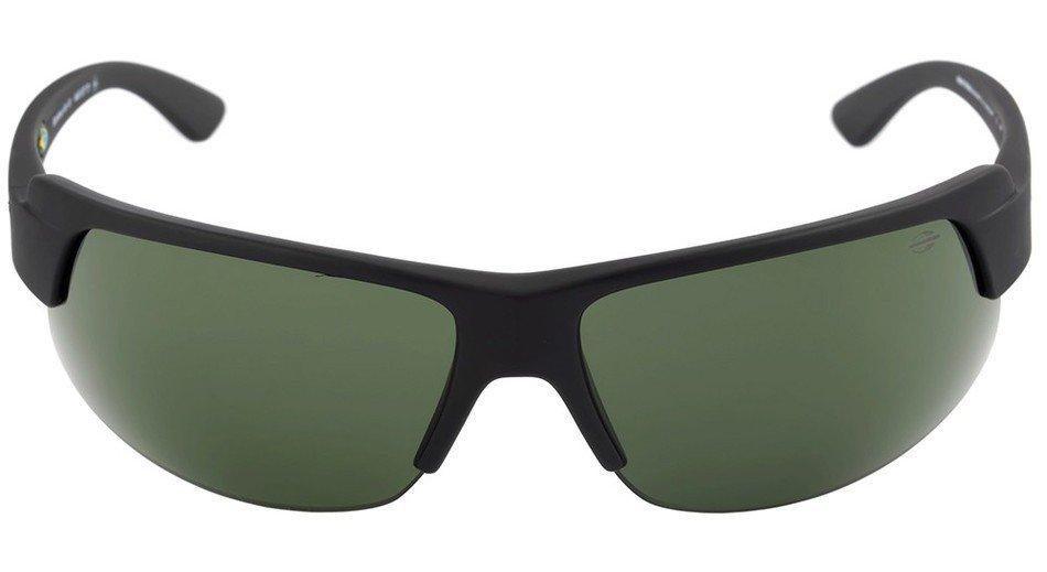 Óculos de Sol Mormaii Gamboa Air III Preto Fosco / Verde G-15 - Lente 6,5 cm