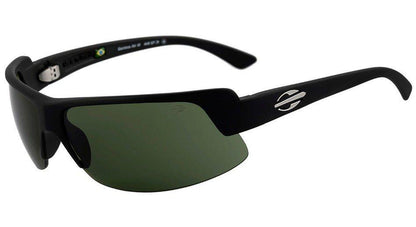 Óculos de Sol Mormaii Gamboa Air III Preto Fosco / Verde G-15 - Lente 6,5 cm