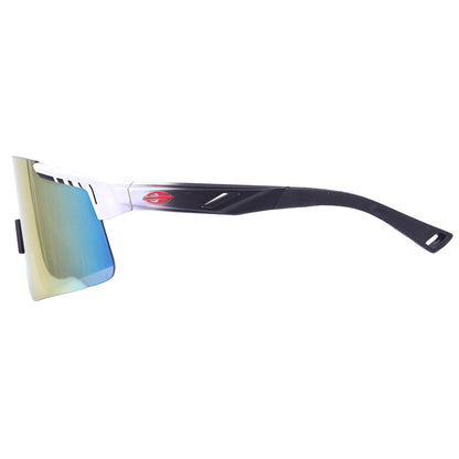 Mormaii Grand Tour 2 Branco e Preto Fosco/ Vermelho Espelhado - Lente 15,5 cm  - Sol
