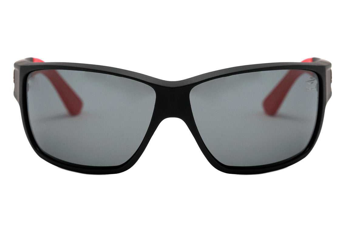 Mormaii Joaca III NXT Infantil Preto e Vermelho Fosco / Preto Polarizado Unico - Lente 5,9 cm  - Sol