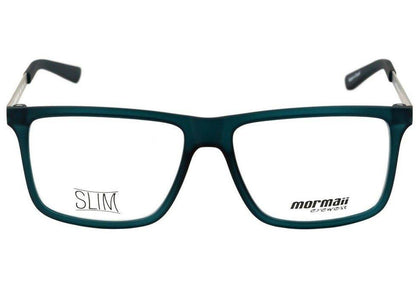 Óculos de Grau Mormaii Khapa Slim Verde E Prata Fosco - Lente 5,6 Cm