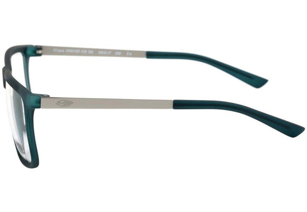 Óculos de Grau Mormaii Khapa Slim Verde E Prata Fosco - Lente 5,6 Cm