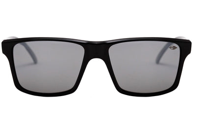 Óculos de Sol Mormaii Lagos Preto Brilho / Preto Espelhado Unico - 52 mm
