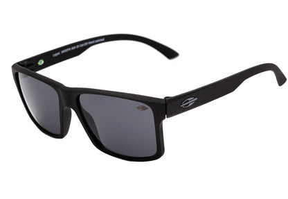 Mormaii Lagos Preto Fosco / Cinza Unico - Lente 5,2 cm  - Sol