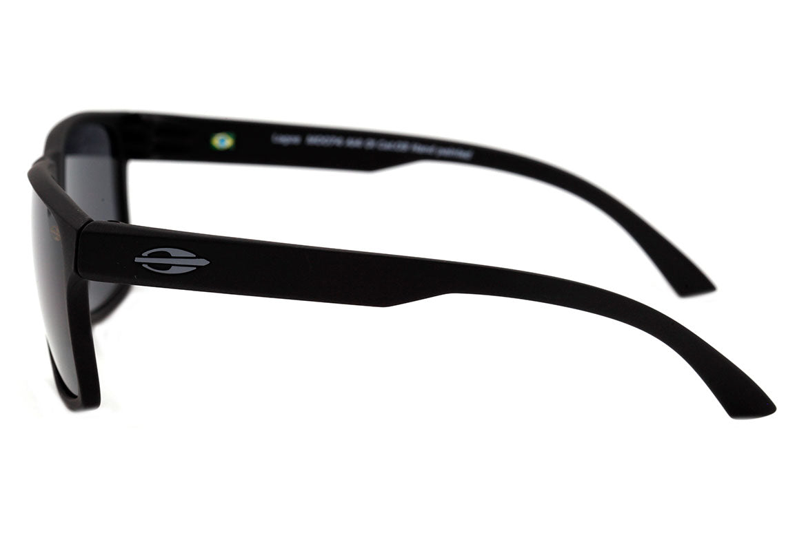 Mormaii Lagos Preto Fosco / Cinza Unico - Lente 5,2 cm  - Sol