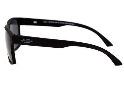 Mormaii Lagos Preto Fosco / Cinza Unico - Lente 5,2 cm  - Sol
