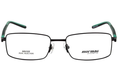 Óculos de Grau Mormaii M 6021 Preto e Verde Fosco - Lente 5,4 cm