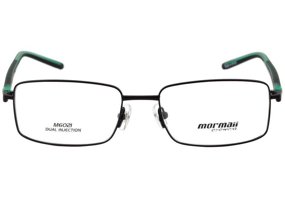 Óculos de Grau Mormaii M 6021 Preto e Verde Fosco - Lente 5,4 cm