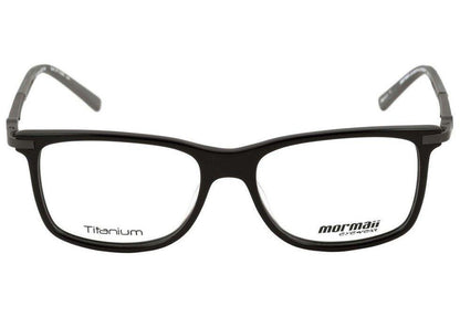 Óculos de Grau Mormaii M 6024 Titanium Preto Brilho e Cinza Fosco - Lente 5,4 cm