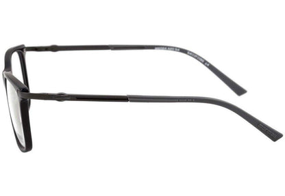 Óculos de Grau Mormaii M 6024 Titanium Preto Brilho e Cinza Fosco - Lente 5,4 cm