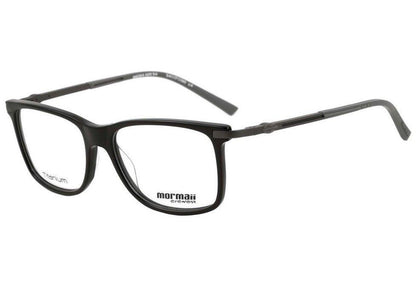 Óculos de Grau Mormaii M 6024 Titanium Preto Brilho e Cinza Fosco - Lente 5,4 cm