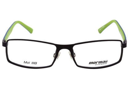 Óculos de Grau Mormaii Mo 1118 Preto Azul E Verde Fosco - Lente 5,3 Cm