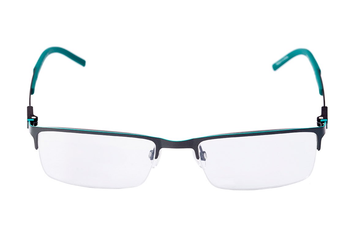 Óculos de Grau Mormaii Mo 1677 Cinza E Verde Fosco - Lente 5,4 Cm