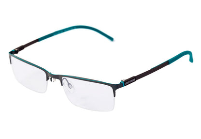 Óculos de Grau Mormaii Mo 1677 Cinza E Verde Fosco - Lente 5,4 Cm