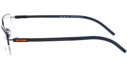 Óculos de Grau Mormaii Mo 1678 Azul Brilho E Preto Fosco - Lente 5,3 Cm