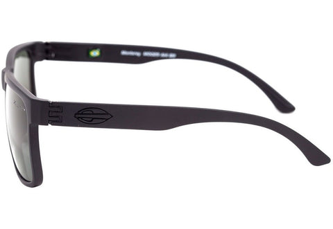 Óculos de Sol Mormaii Monterey Xperio Preto Fosco / Verde G15 Polarizado - Lente 5,6 cm