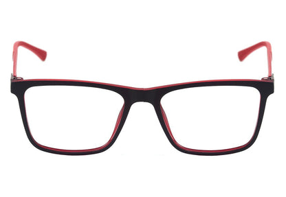 Óculos de Grau Mormaii Mudra Preto e Vermelho Fosco - Lente 5,2 cm