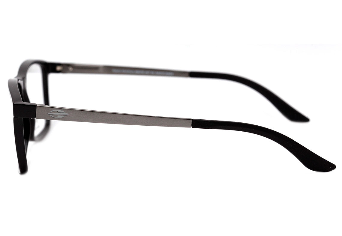Óculos de Grau Mormaii Nagoia Aluminium Preto Brilho - Lente 5,4 cm