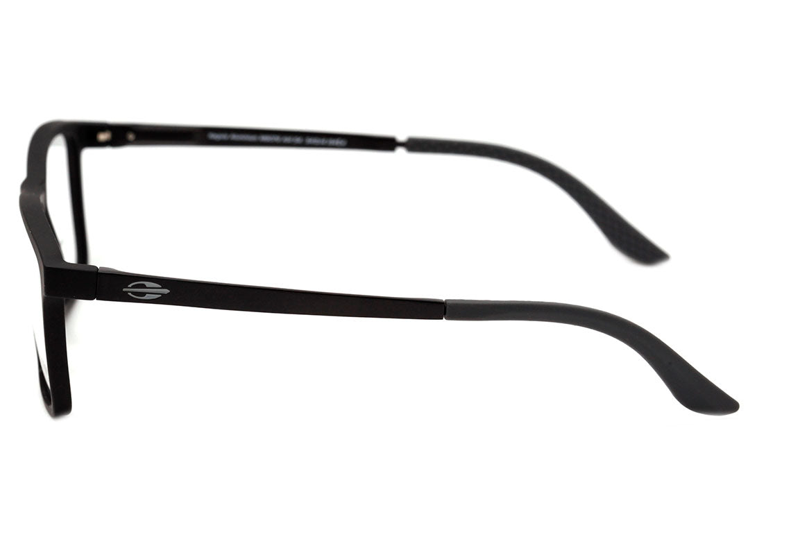 Mormaii Nagoia Aluminium Preto Fosco - Lente 5,4 cm  - Grau