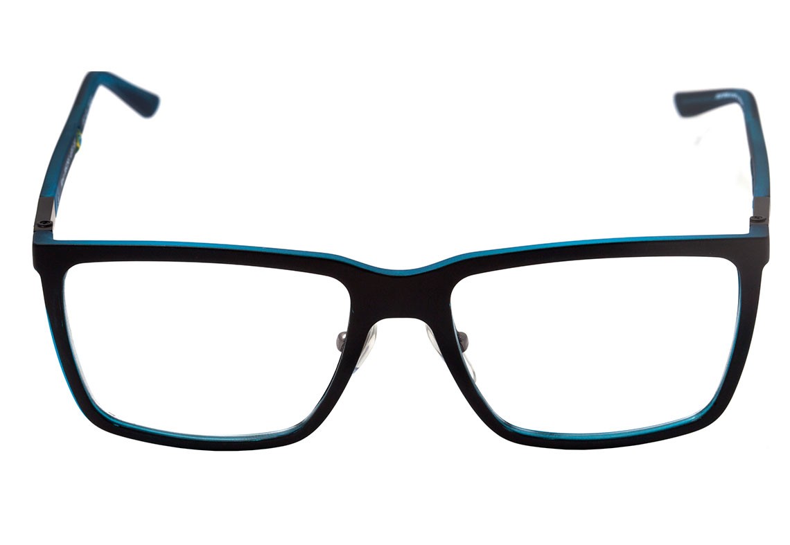 Óculos de Grau Mormaii Nava Azul e Preto Fosco - Lente 5,5 cm
