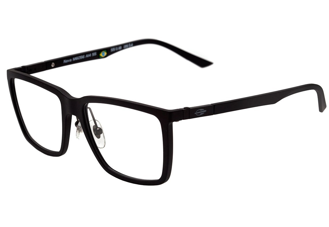 Óculos de Grau Mormaii Nava Preto Fosco - Lente 5,5 Cm