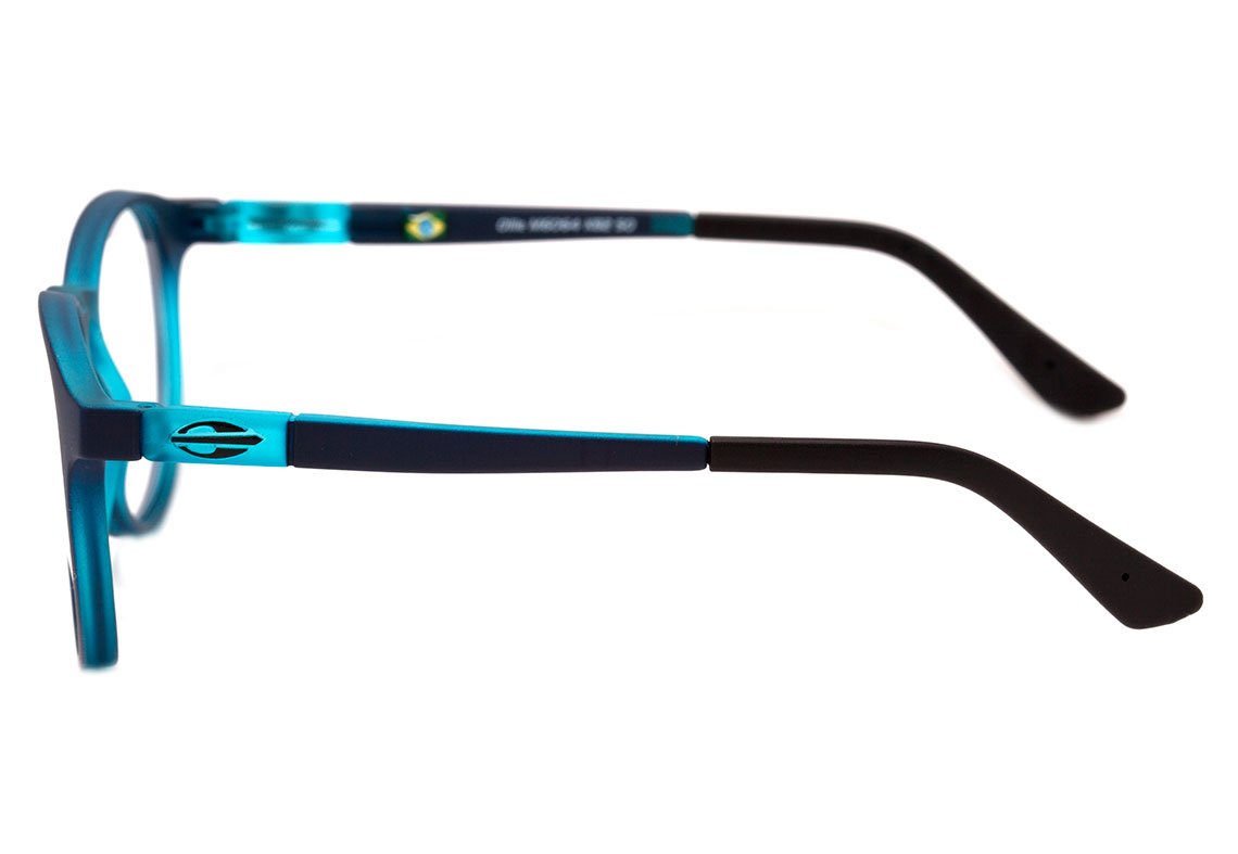 Óculos de Grau Mormaii Ollie NXT Infantil Azul Fosco - Lente 5,0 cm