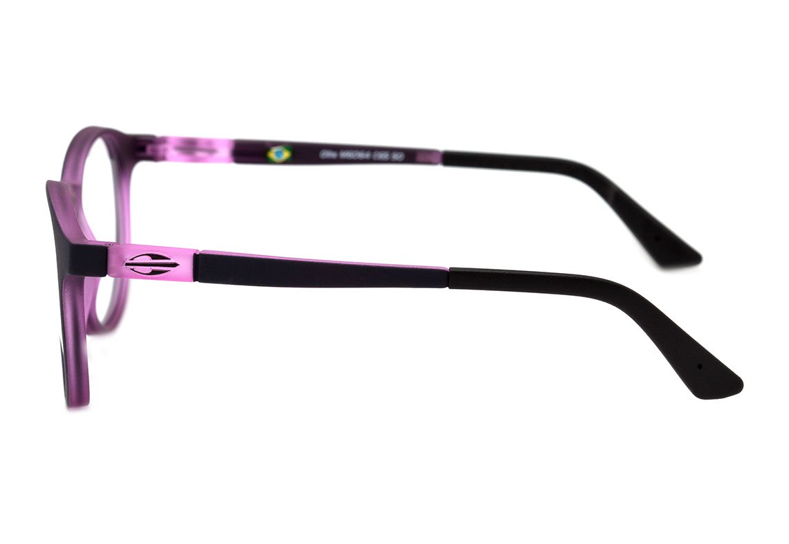 Óculos de Grau Mormaii Ollie NXT Infantil Roxo Fosco - Lente 5,0 cm
