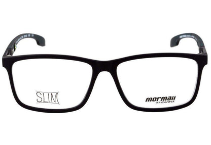 Mormaii Prana Preto e Verde Translúcido Fosco - Lente 5,5 cm  - Grau