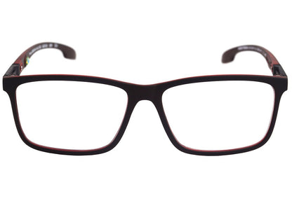 Óculos de Grau Mormaii Prana Preto e Vermelho Translúcido Fosco - Lente 5,5 cm