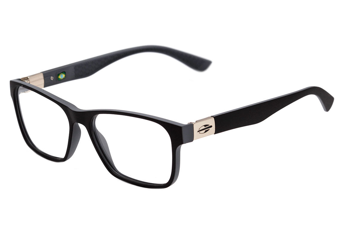 Óculos de Grau Mormaii Seul Preto e Cinza Fosco - Lente 5,4 cm