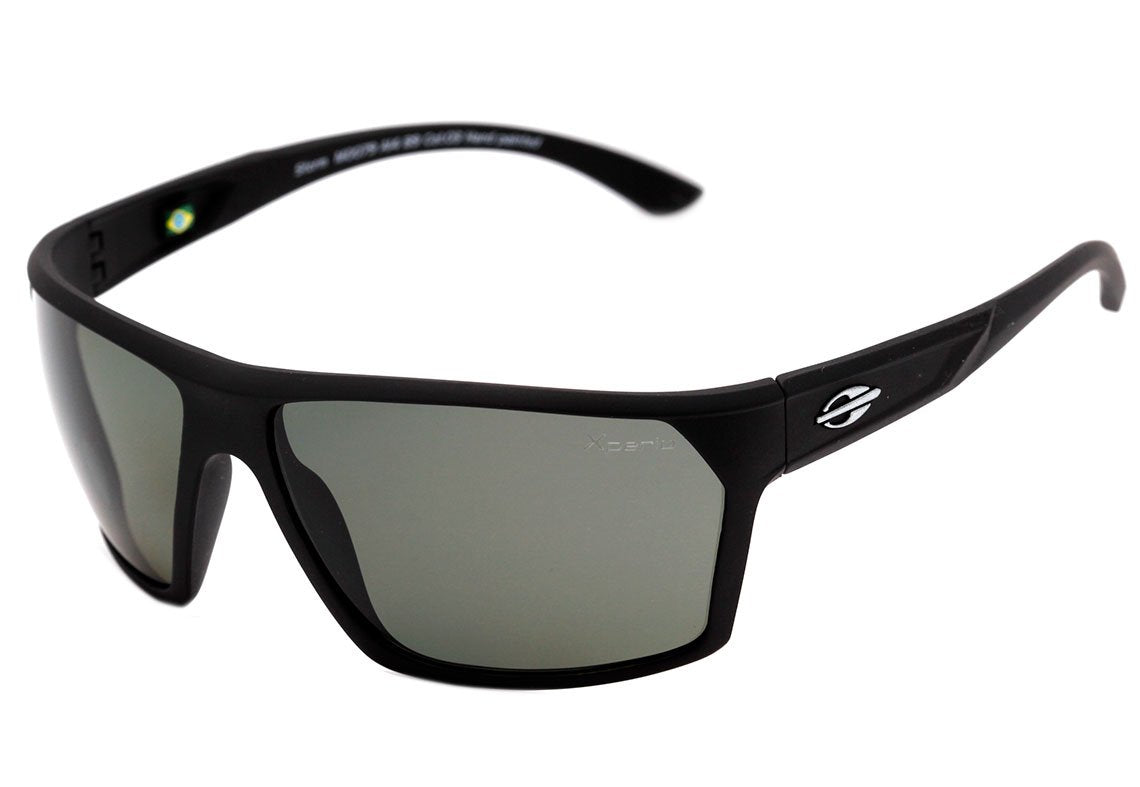 Mormaii Storm Preto Fosco / Verde G15 Polarizado Unico - Lente 6,0 cm  - Sol