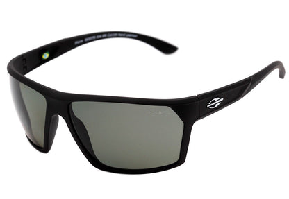 Mormaii Storm Preto Fosco / Verde G15 Polarizado Unico - Lente 6,0 cm  - Sol