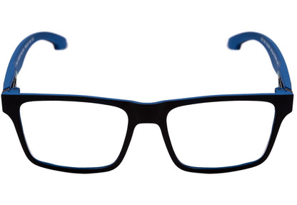 Óculos de Grau Mormaii Swap Clip On Azul E Preto Fosco/ Preto Polarizado/ Prata Espelhado Polarizado Lente 5,6 Cm
