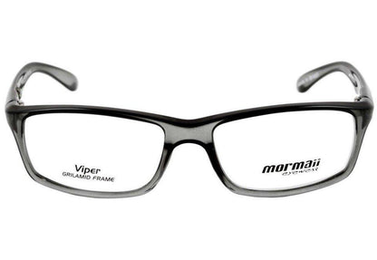 Óculos de Grau Mormaii Viper Infantil Preto Translúcido Brilho - Lente 5,0 Cm