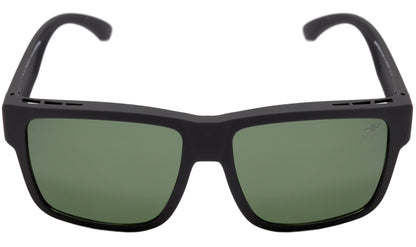 Óculos de Sol Mormaii Overlap de Sobreposição Cinza Fosco / Verde G-15 Polarizado Unico - Lente 5,8 cm