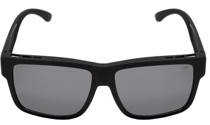 Óculos de Sol Mormaii Overlap De Sobreposição Preto Fosco / Preto Polarizado Unico - Lente 5,2 cm