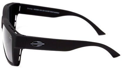 Óculos de Sol Mormaii Overlap De Sobreposição Preto Fosco / Preto Polarizado Unico - Lente 5,2 cm