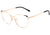 Óculos de Grau Bulget BG 1630 04A PRETO E DOURADO BRILHO Lente 5,6 cm