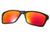 Óculos de Grau HB 93160 Switch Clip On Matte Graphite / Red Chrome Polarized  - Lente 5,3 cm
