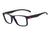 Óculos de Grau Hb 93161 Switch Clip On MATTE NAVY/ SILVER Lente 5,3 cm