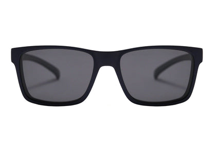 Óculos de Grau Hb 93161 Switch Clip On MATTE NAVY/ SILVER Lente 5,3 cm