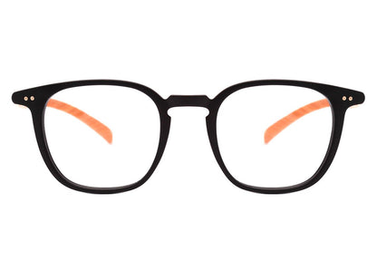 Óculos de Grau HB Polytech 93159 Matte Black Wood - Lente 4,7 cm