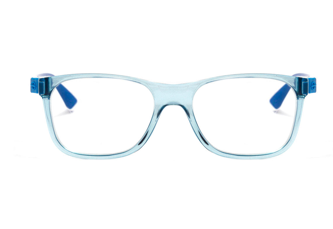 Óculos de Grau Mormaii Grab NXT Infantil Azul Translúcido Brilho - Lente 5,1 cm