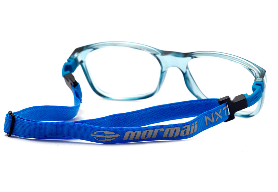 Óculos de Grau Mormaii Grab NXT Infantil Azul Translúcido Brilho - Lente 5,1 cm