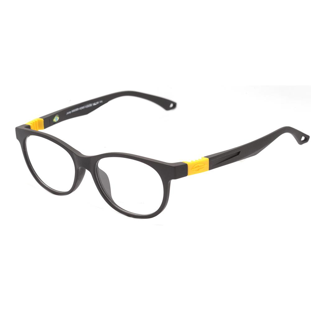 Mormaii Jump Infantil Preto e Amarelo Fosco - 49 mm